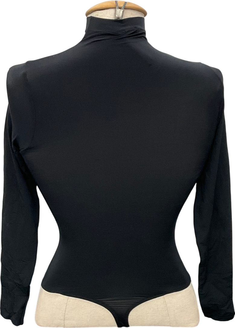 Wolford Black Buenos Aires String Bodysuit UK S