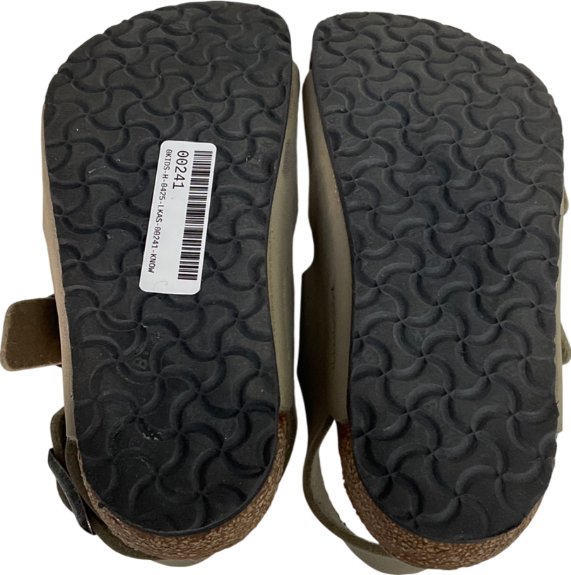 Birkenstock Green Milano Kids Bfbc Earthy Veg Narrow Faded Khaki UK 11 EU 29 👼