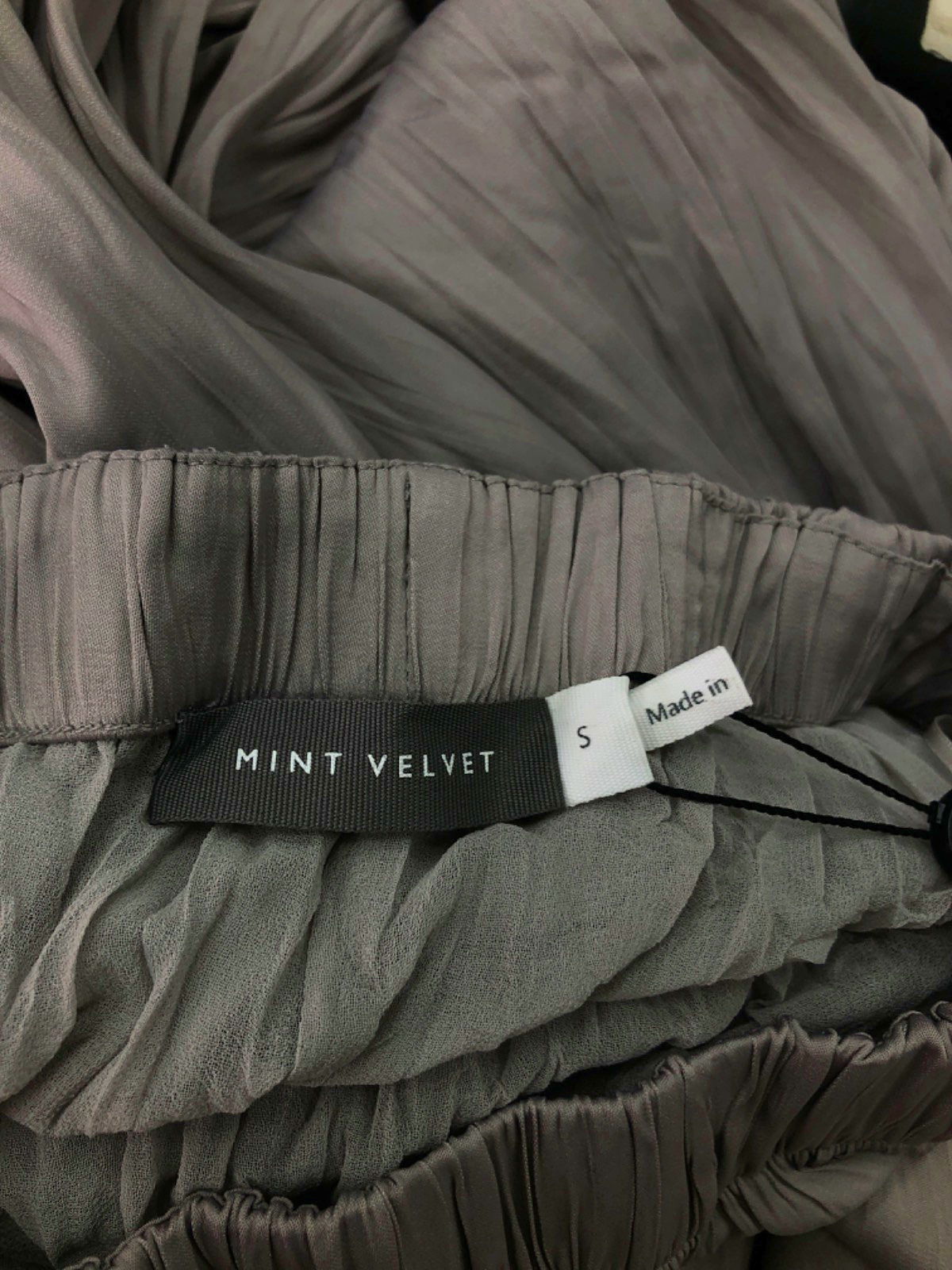 Mint Velvet Grey Maxi Skirt UK S