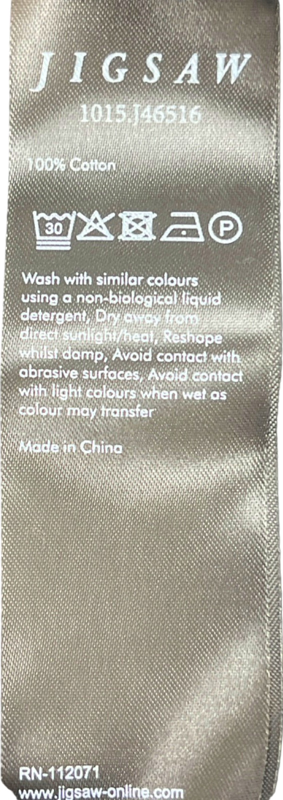 Jigsaw Black Cotton Luxe Raglan Tee UK S