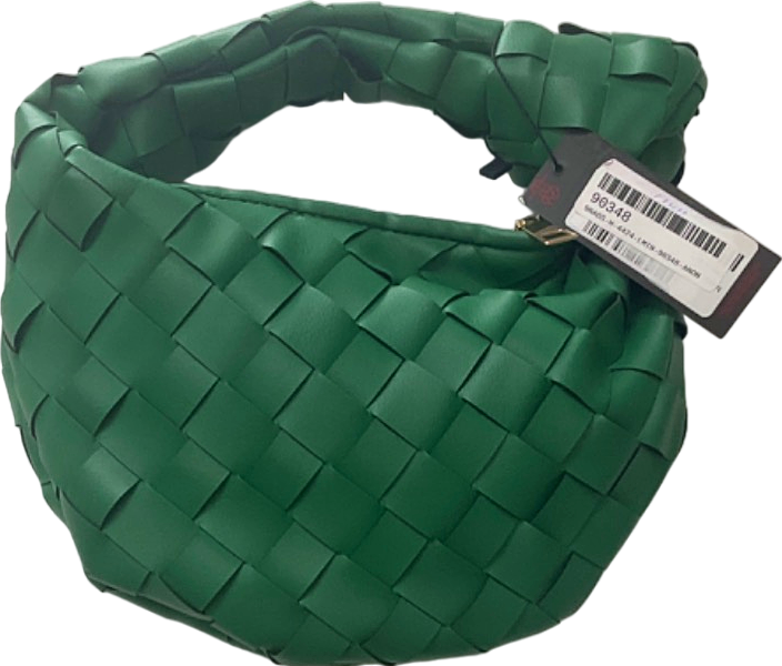 MISSPAP Green Woven Shoulder Bag