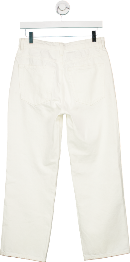 Arket White Straight Cropped Jeans UK 32