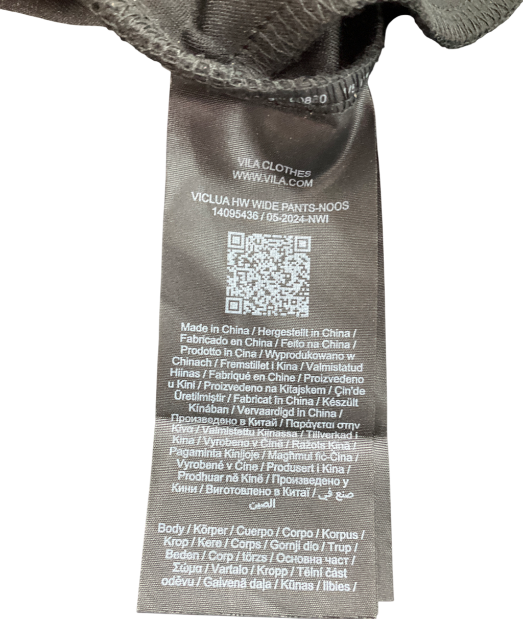 VILA Black Loose Sweatpants UK M