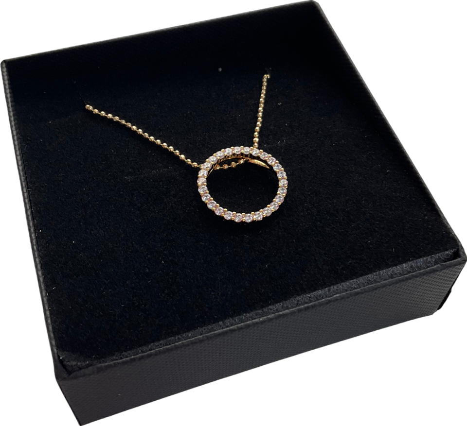 SIF JAKOBS 18kt Goldplated Biella Ring Charm Necklace