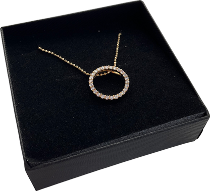 SIF JAKOBS 18kt Goldplated Biella Ring Charm Necklace