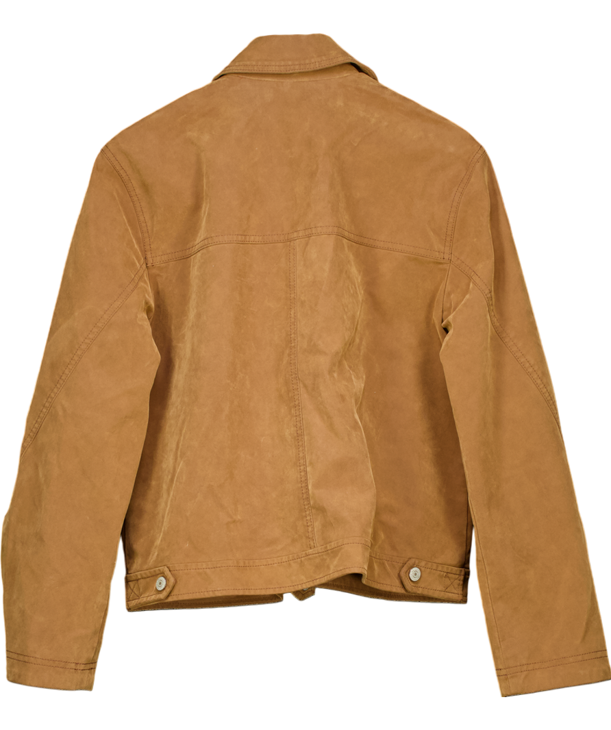 Brown We The Free Blair Vegan Suede Jacket UK 8