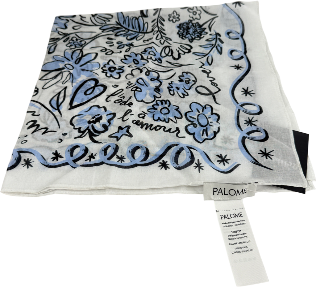 PALOME White Neck Scarf One Size