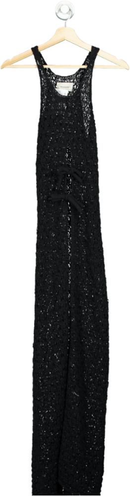 Holzweiler Black Tape Yarn Cover up Dress UK XS