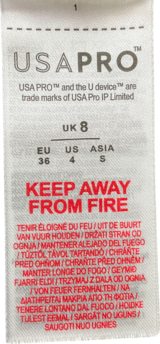 usa pro Beige Flex Panel Leggings & Pro Strap Bra UK 8