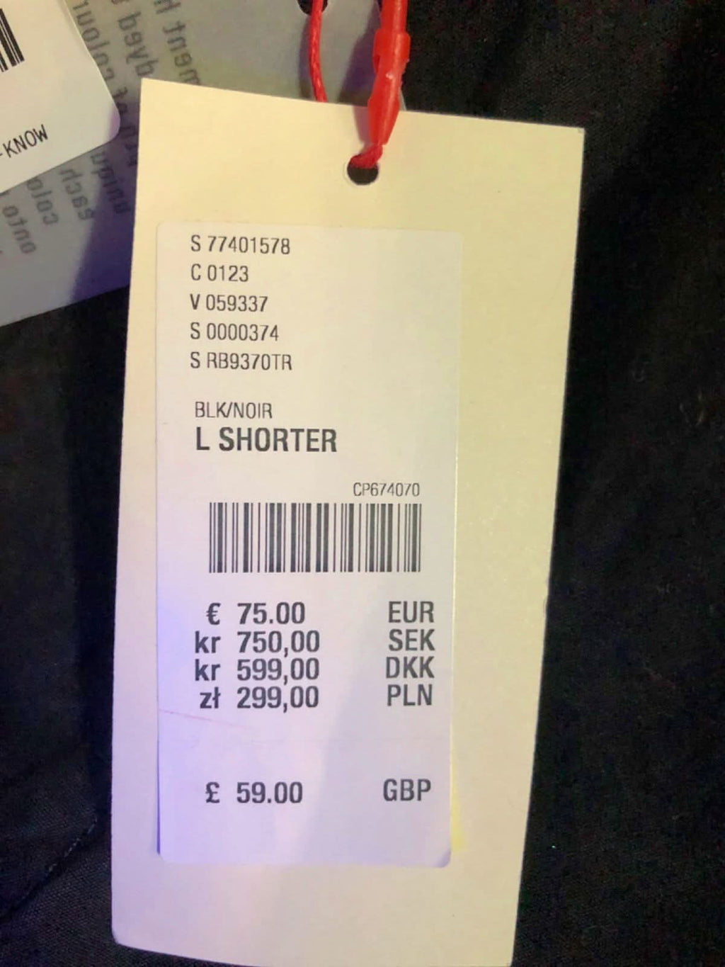 Urban Outfitters BDG Black Baggy Cargo Low Rise Oversized Fit Trousers Large