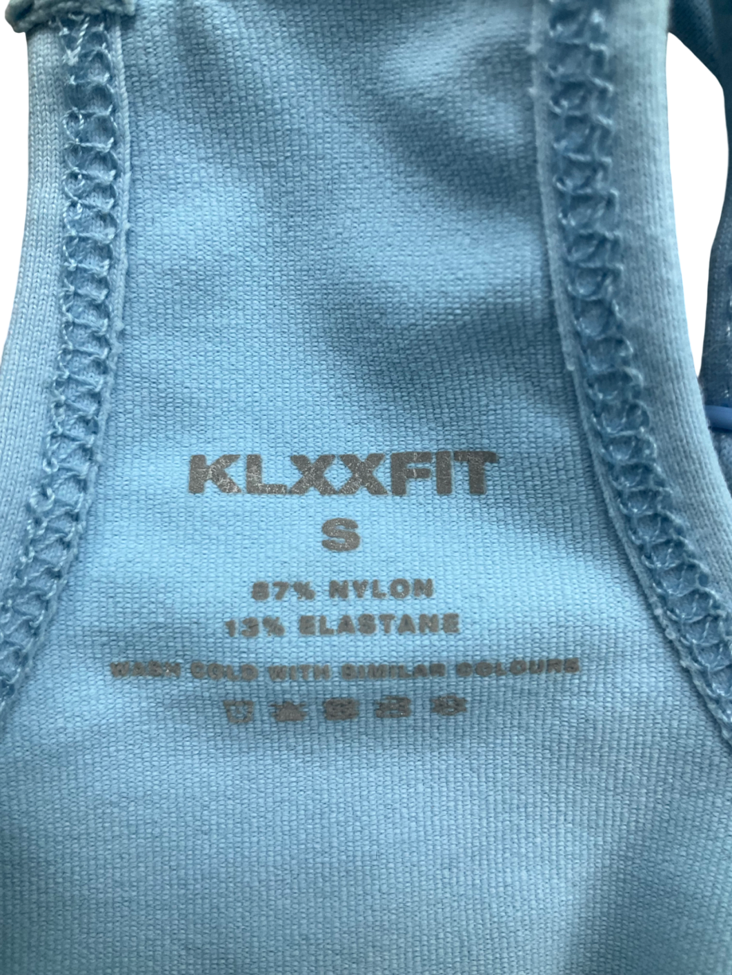 KlxxFit Blue Sports Bra UK S