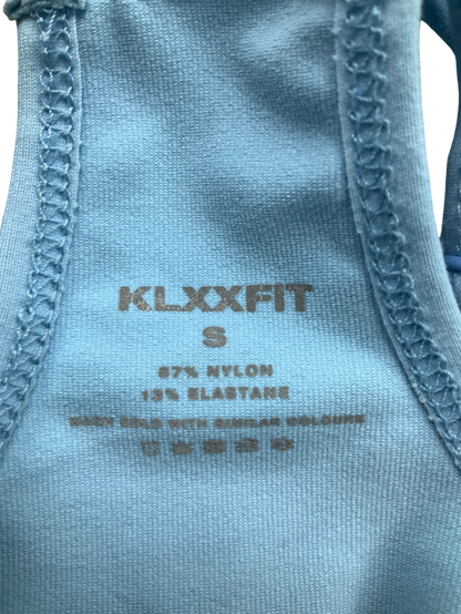 KlxxFit Blue Sports Bra UK S