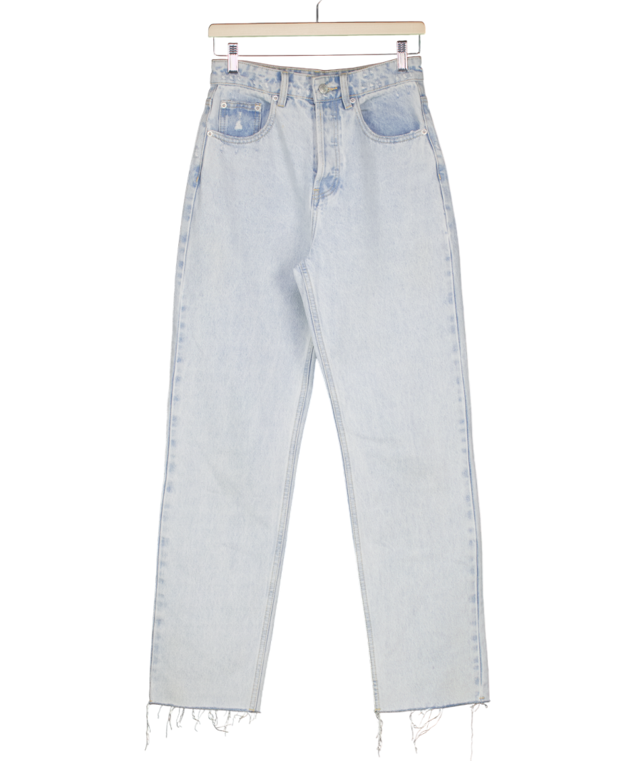 Millie Mackintosh Blue High Waist Straight Leg Jeans UK 8