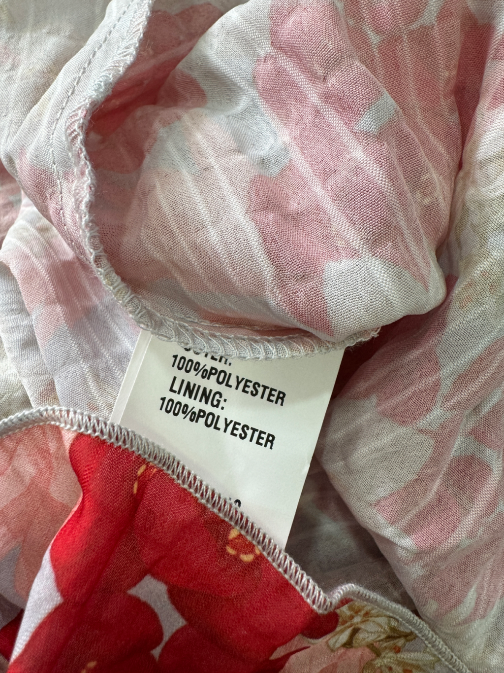 Little Mistress Red Floral Print Midaxi Dress UK 14