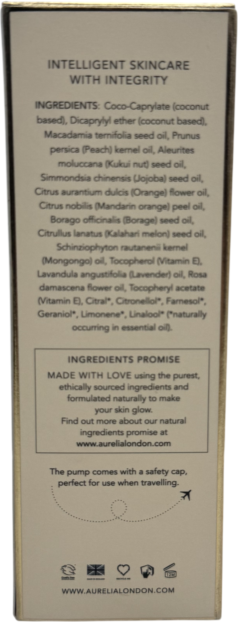 Aurelia Firm & Revitalise Dry Body Oil 100ml