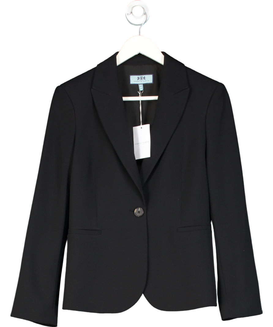 HAWES & CURTIS Black Suit Jacket UK 10