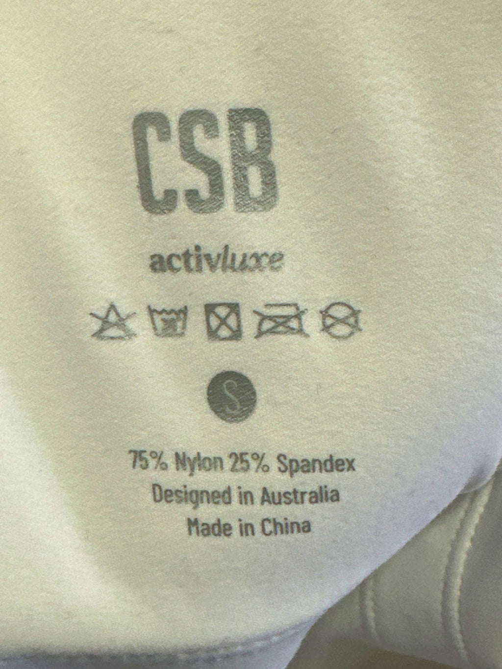 CSB White ActivLuxe Dress UK S