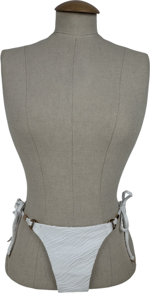 Sea Level White De Soleil Tie Side Bikini Pant UK 6