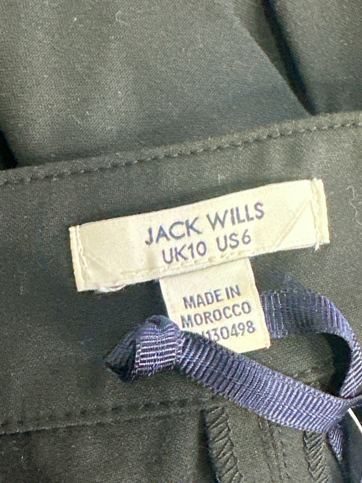 Jack Wills Black Pleated Skirt UK 10