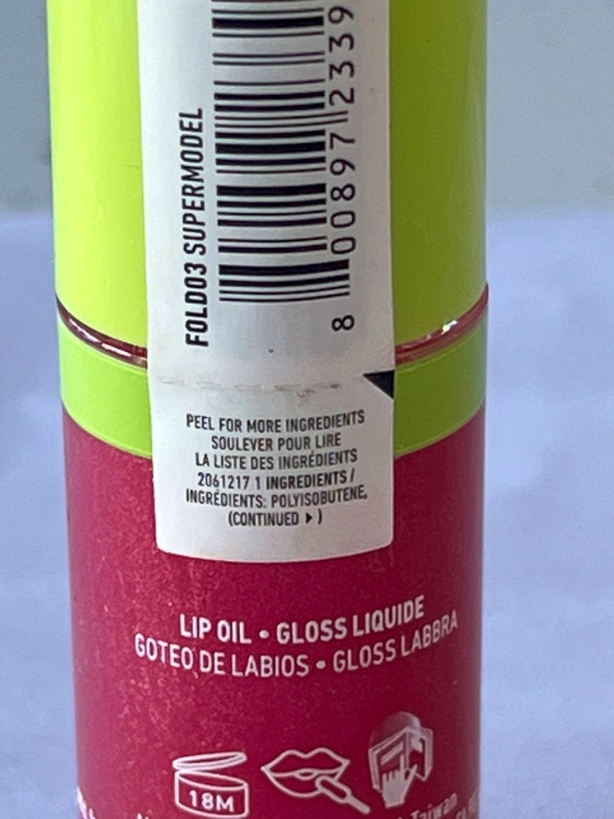 NYX Professional Makeup Fat Oil Lip Drip Foldo Supermodel 4.8ml