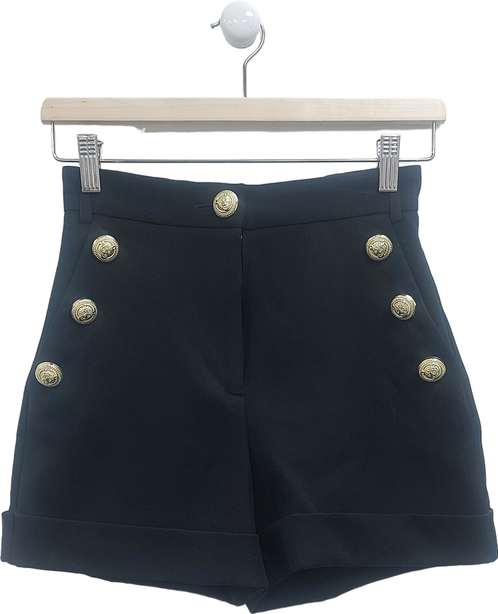 River Island Tailored Black Shorts UK 6