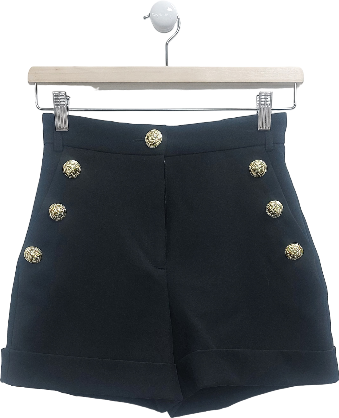 River Island Tailored Black Shorts UK 6