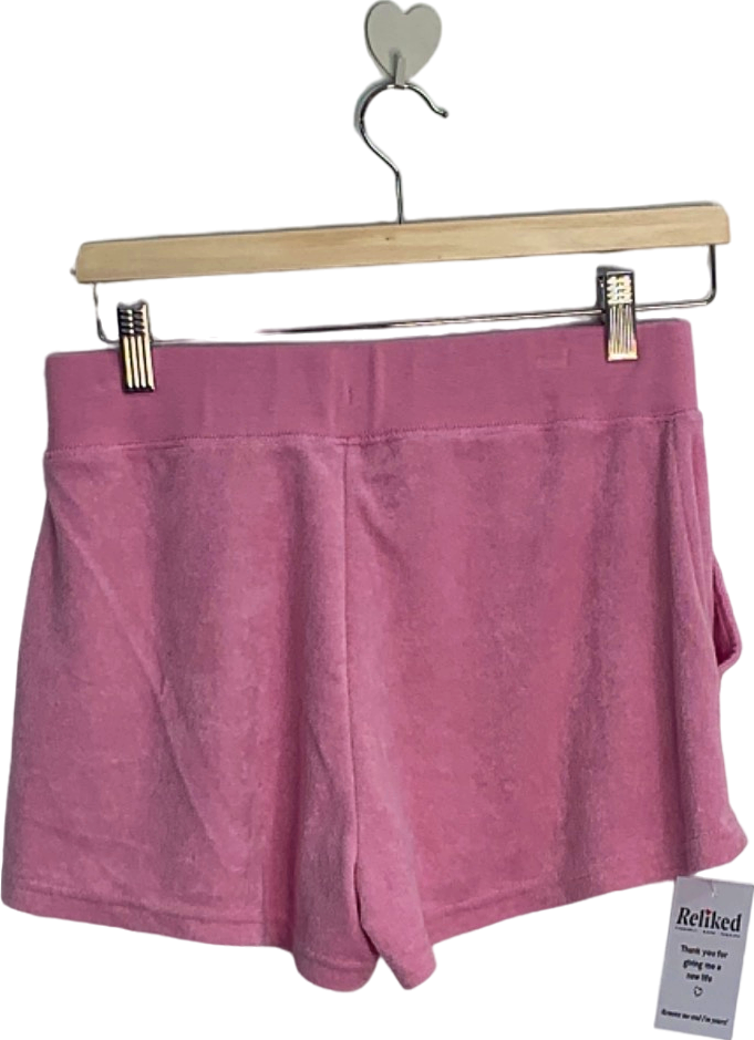 Juicy Couture Pink Terry Cloth Shorts S UK Size 8