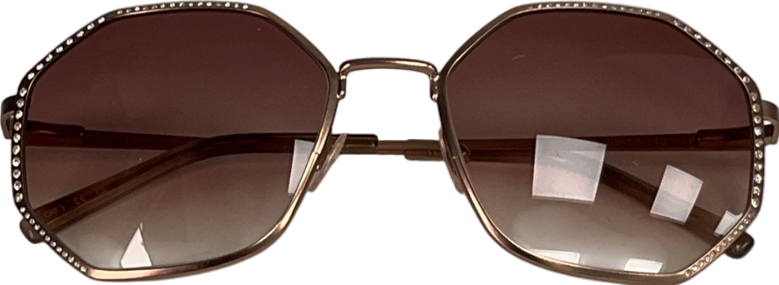 vera wang Metallic Chaunte Sunglasses