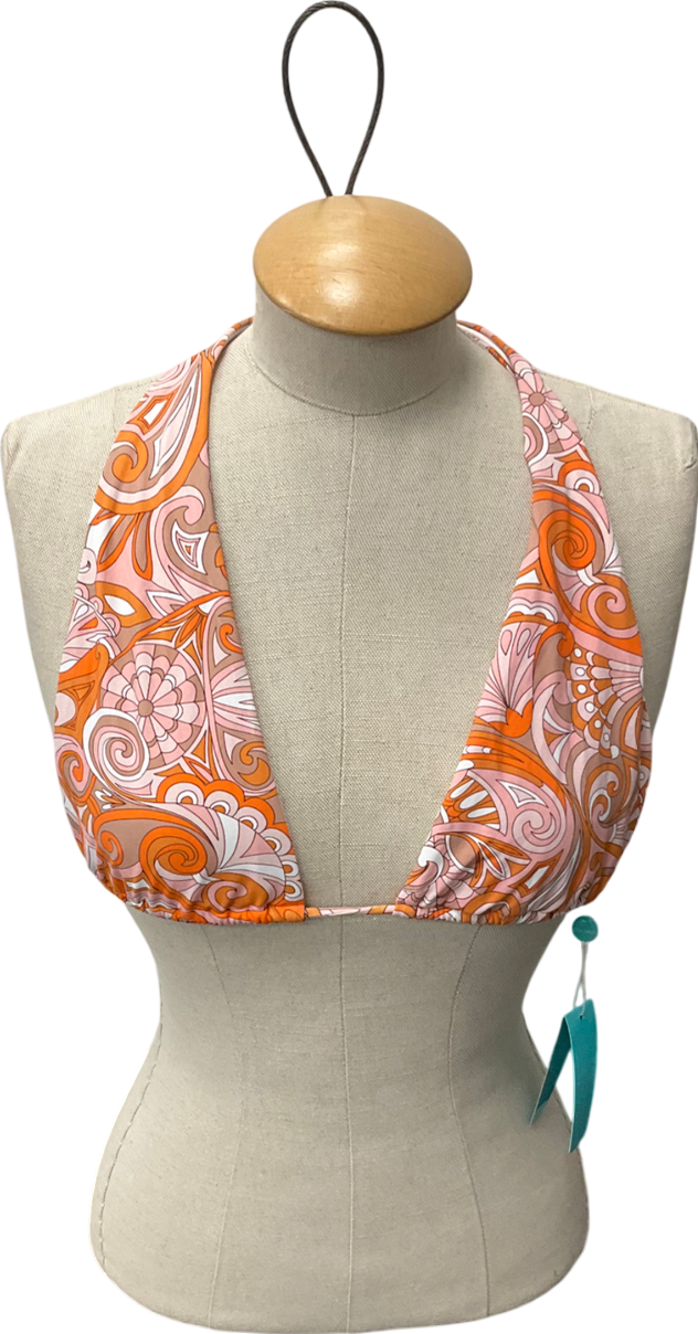 Melissa Odabash Orange Grenada Bikini Top UK 12