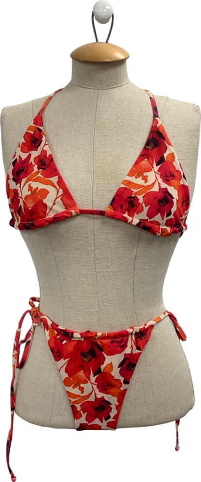 SLA Red Floral Bikini UK XXS/XS