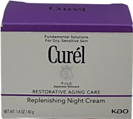 Curel Replenishing Night Cream For Dry, Sensitive Skin, 40g