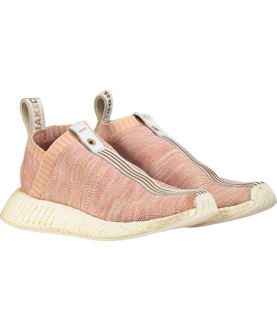 adidas Pink Naked X Kith Nmd Cs2 Primeknit Maroon Trainers UK 4 EU 37 👠