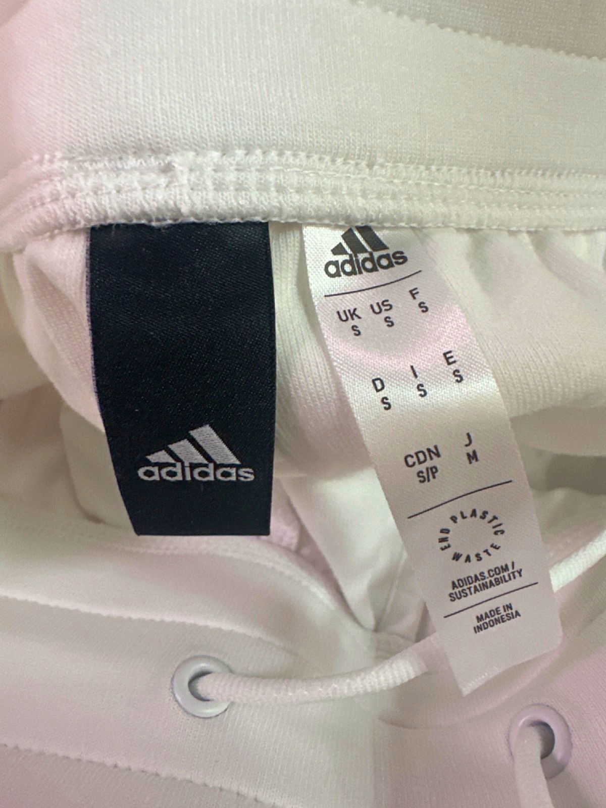 Adidas White ZNE Primeblue Track Pants UK S