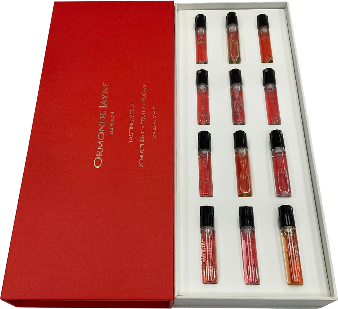 Ormonde Jayne Tasting Menu - Atmospheric / Fruity / Floral Perfume 12x2.5ml
