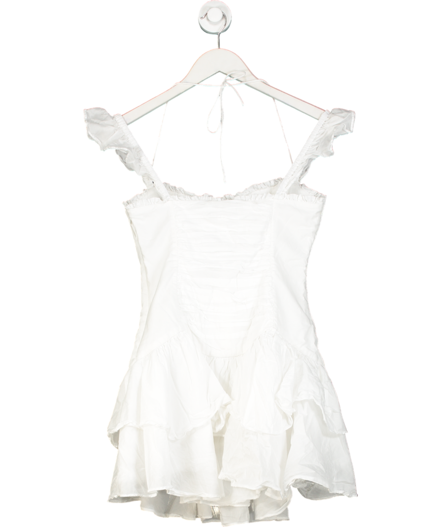 FOREVER NEW White Corset Mini Dress UK 8