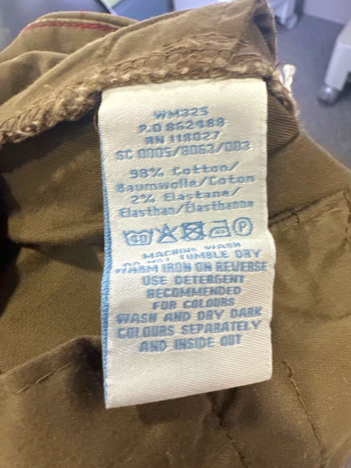 Boden Brown SLim Cargo Trousers UK 20 Long