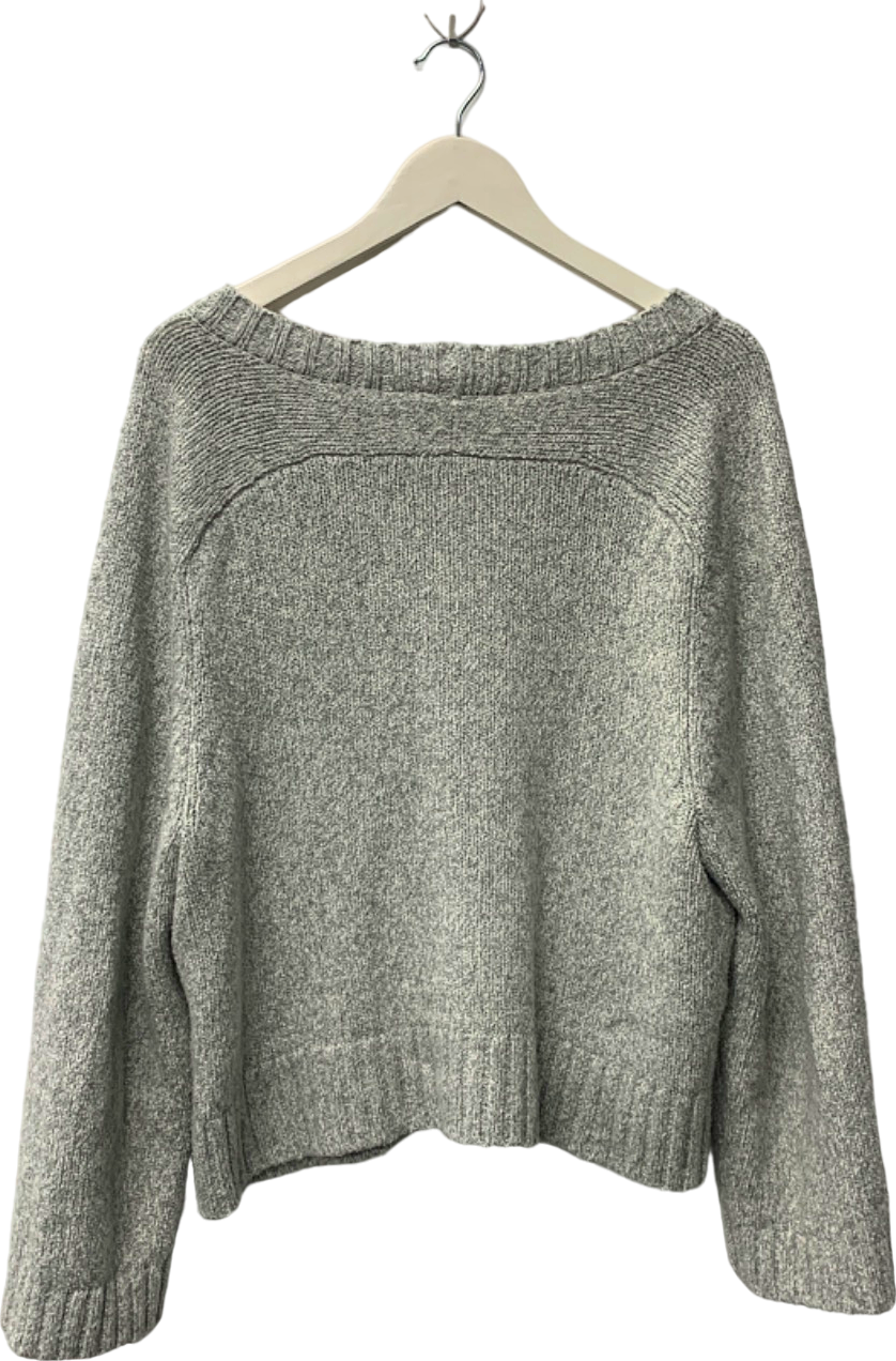 Abercrombie & Fitch Grey Knit Cardigan UK XL