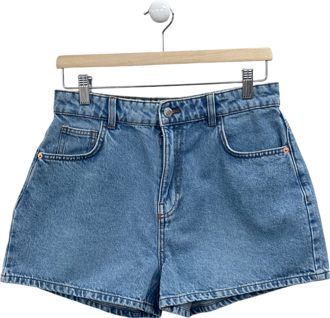 PrettyLittleThing Blue Denim Shorts UK 10