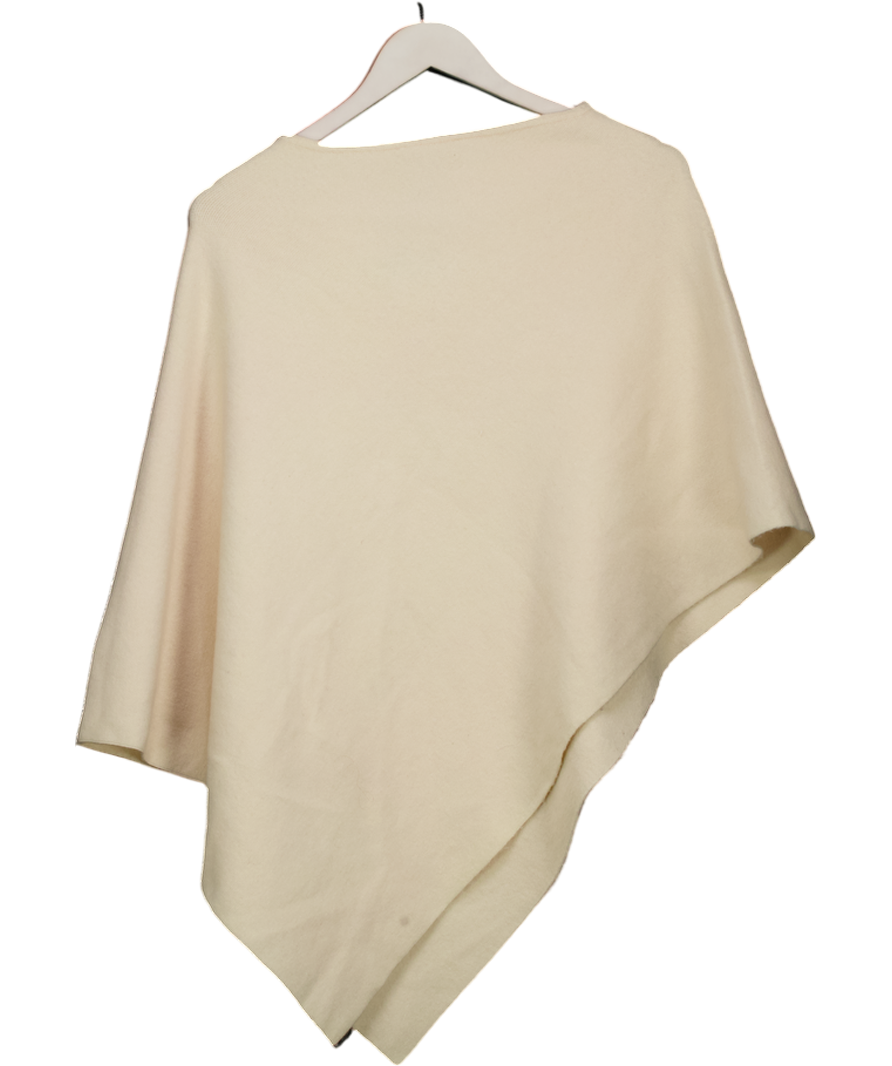 ZARA Cream Knit Cape UK M