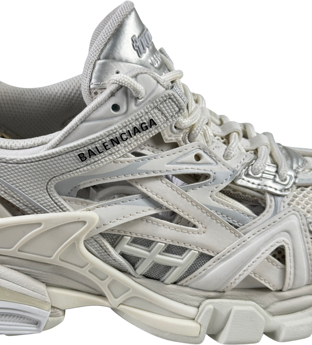 BALENCIAGA Track 2.0 White / Grey Trainers UK 3 EU 36 👠