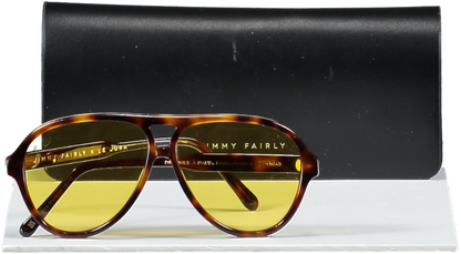 Jimmy Fairly Brown Tortoise Shell Pilot Glasses One Size