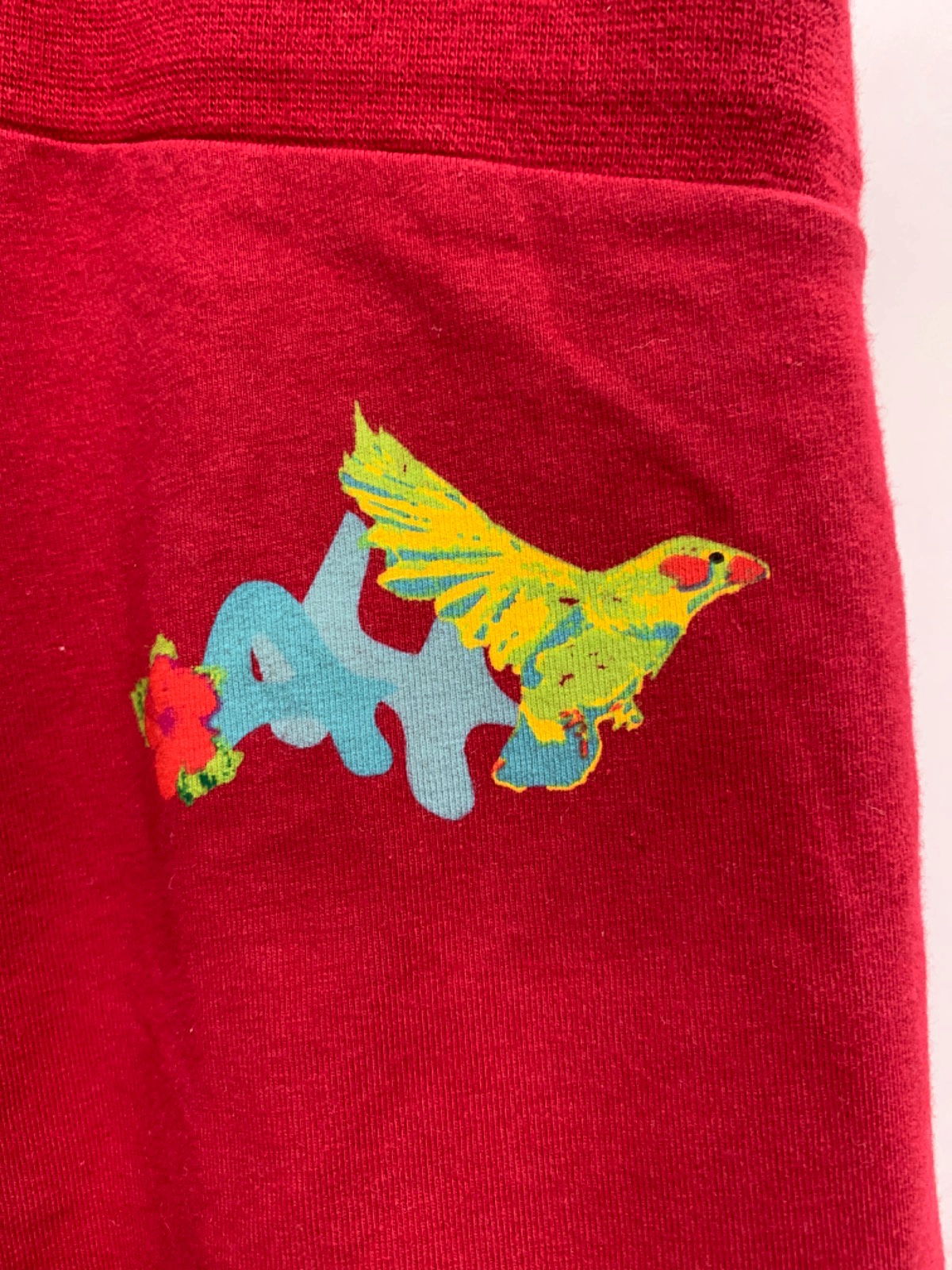 H&M Red Drawstring Capri Pants UK XXXL