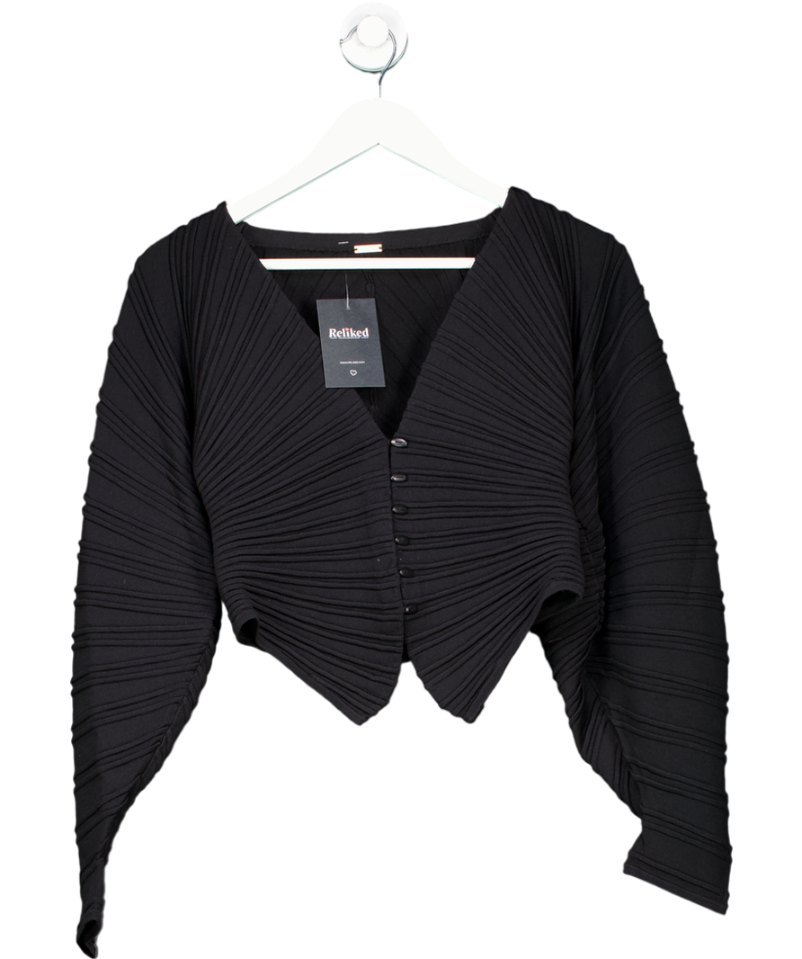 Cult Gaia Black Blair Cardigan UK S