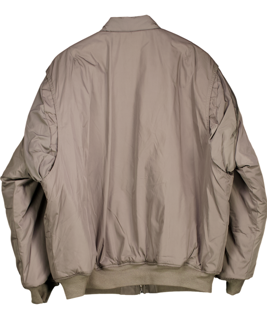 Anthropologie Green Padded Bomber Jacket UK XL