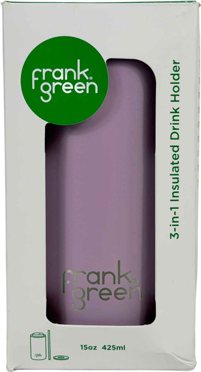 Frank Green Purple Iced Coffee Cup With Straw One Size