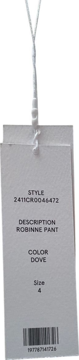 Veronica Beard White Robinne Wide-leg Pant US4 UK 8