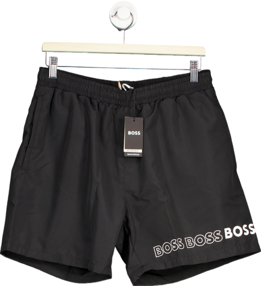 BOSS Black Logo Swim Shorts UK L
