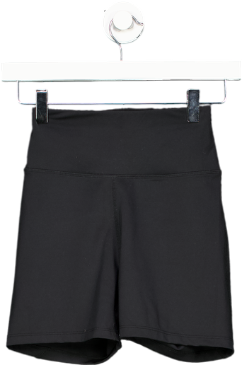 4505 Black Icon Soft Touch High Waist 3 Inch Booty Short UK 8