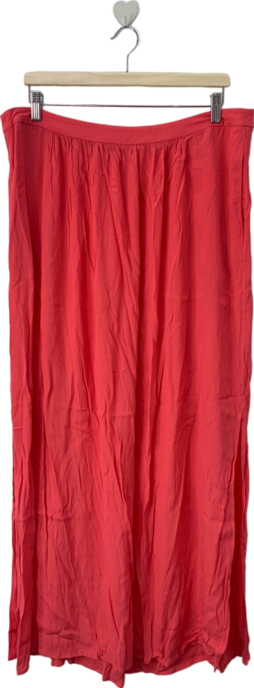 Boden Red Maxi Skirt UK 12L