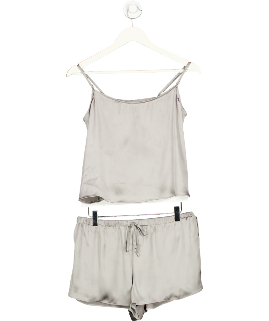 SKIMS Metallic Hotel Shine Cami Sleep Set UK M